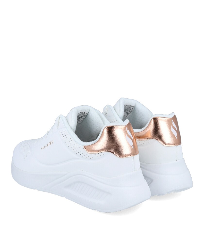 Zapatillas blancas mujer Skechers 177291Uno Lite