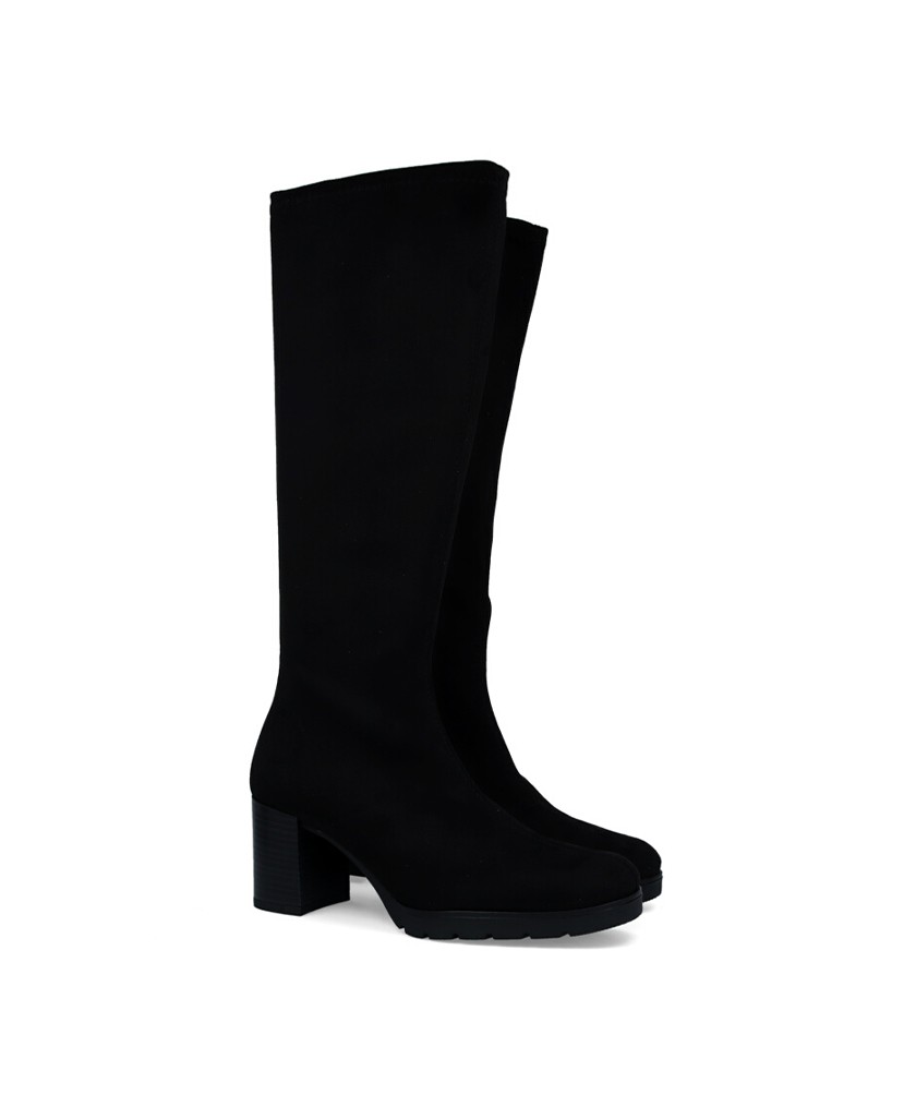 Miss Elastic 78173 Elastic Heeled Boots