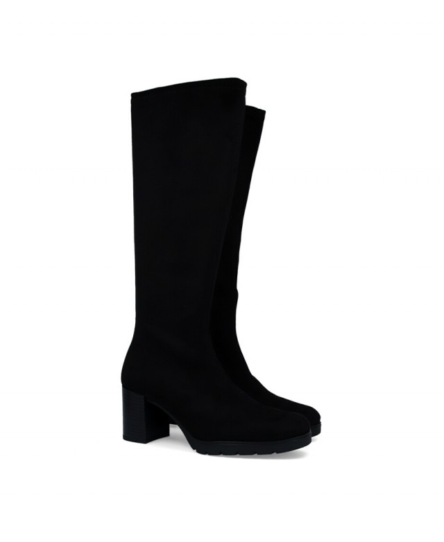Botas elásticas con tacón Miss Elastic 78173