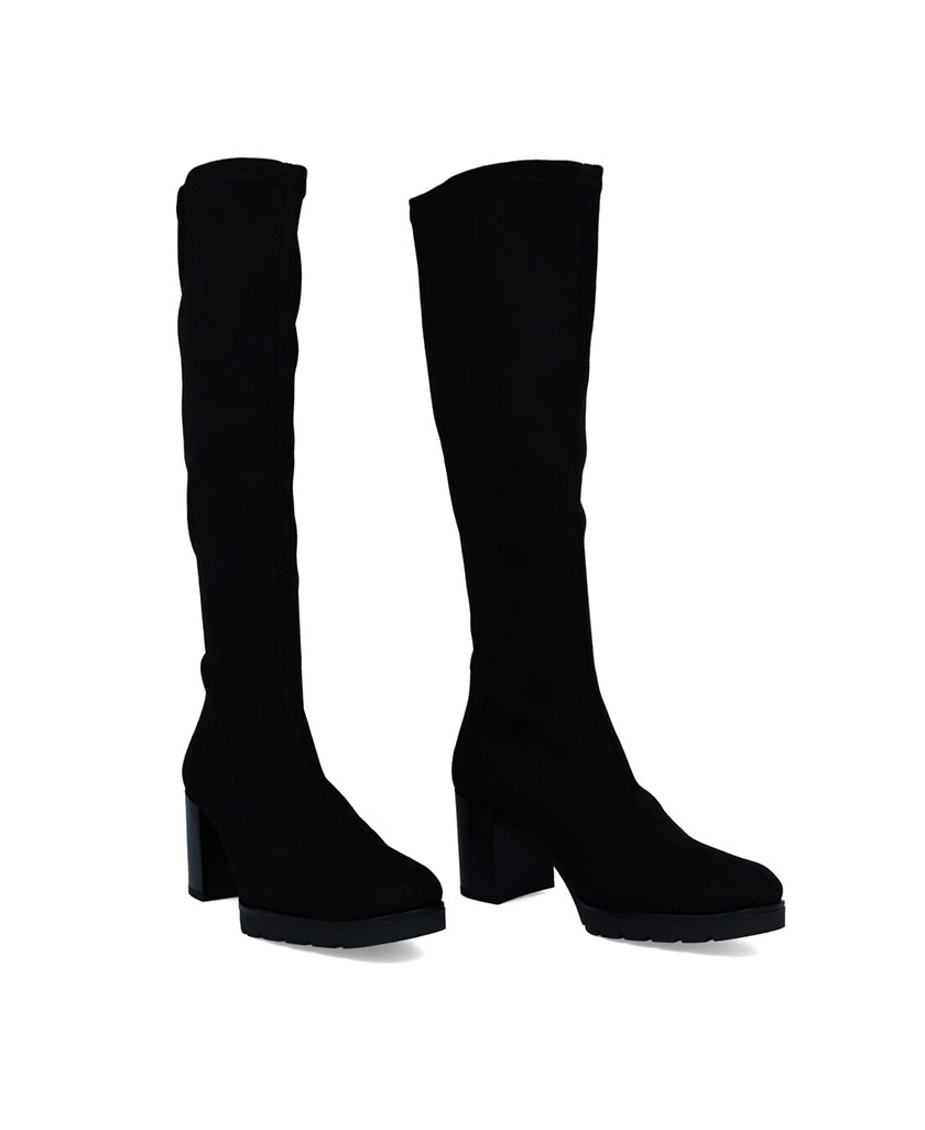Miss Elastic 78173 Elastic Heeled Boots