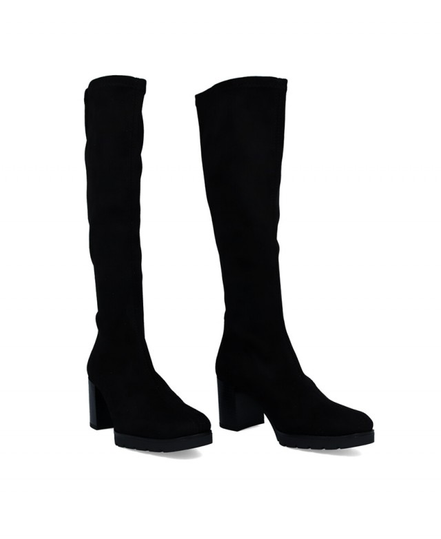 Botas elásticas con tacón Miss Elastic 78173 Botas elásticas con tacón Miss Elastic 78173