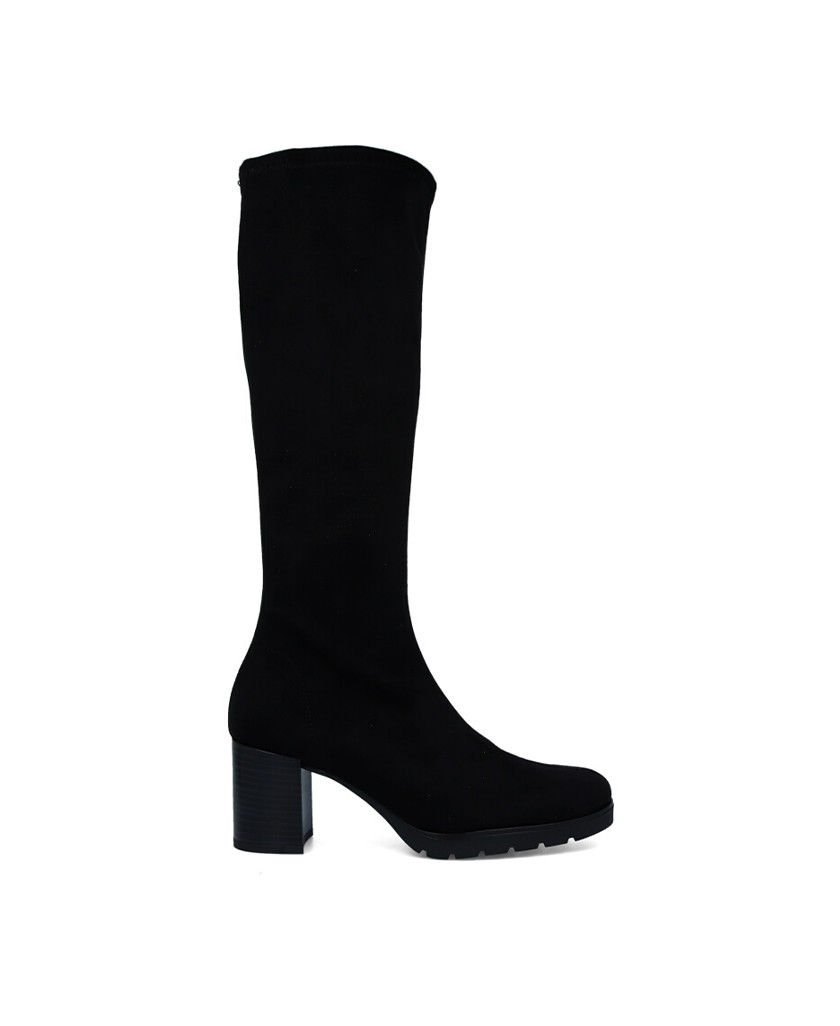 Miss Elastic 78173 Elastic Heeled Boots