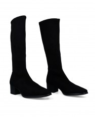 Botas de piel de serraje Miss Elastic 78256 Botas de piel de serraje Miss Elastic 78256