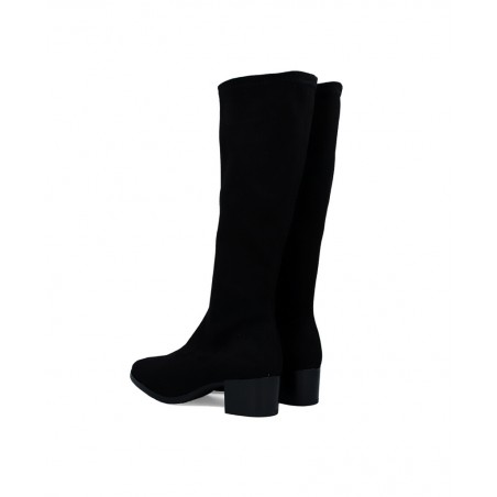 Botas de piel de serraje Miss Elastic 78256