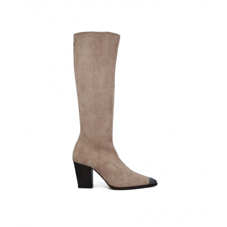 Botas de mujer color camel Miss Elastic 78133