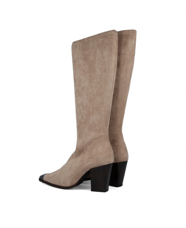 Botas de mujer color camel Miss Elastic 78133 Botas de mujer color camel Miss Elastic 78133