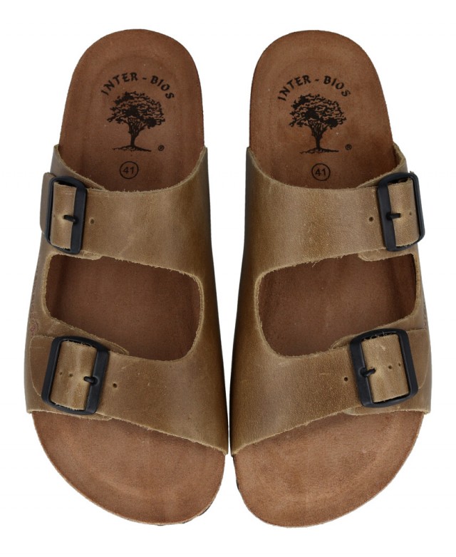Sandalias de piel para hombre Inter-Bios 9560 Sandalias de piel para hombre Inter-Bios 9560