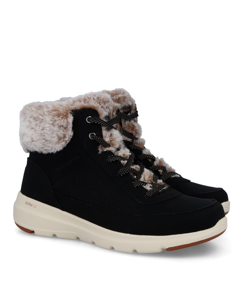 h2Botas de pelo Skechers On The Go Glacial Ultra h2 pEnfrenta el frio con estilo y confort insuperable que te ofrecen las Skech