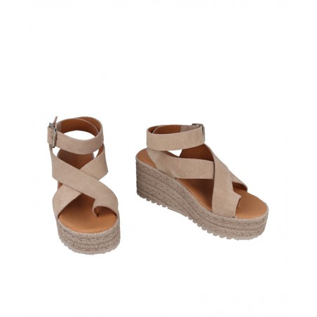 h2Sandalias mujer beige con hebilla Andares 846730 h2 pDescubre la combinacion perfecta de estilo natural y confort elevado con