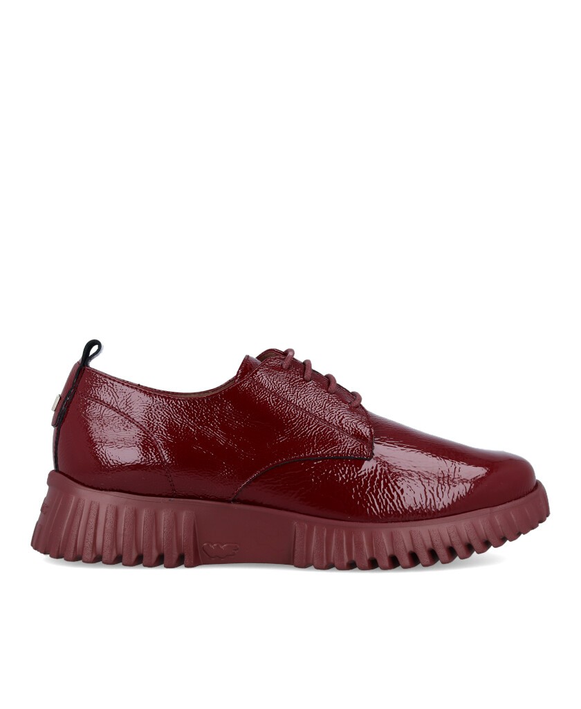 Wonders Flexfly A-4401 burgundy shoes