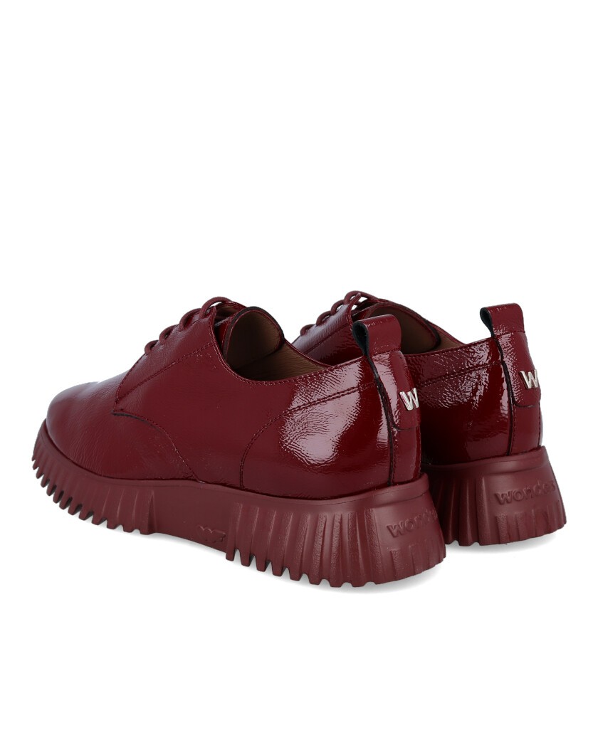 Wonders Flexfly A-4401 burgundy shoes