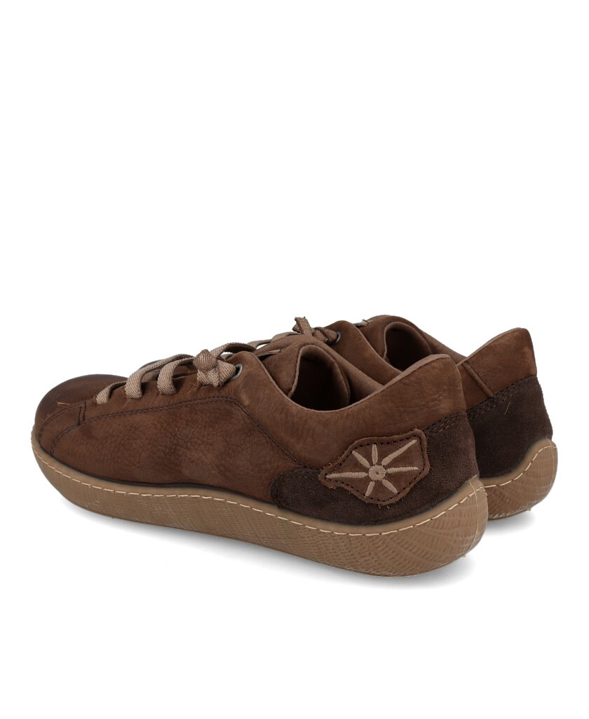 Sunni Sabbi OKI 014 Brown Wide-Last Shoes