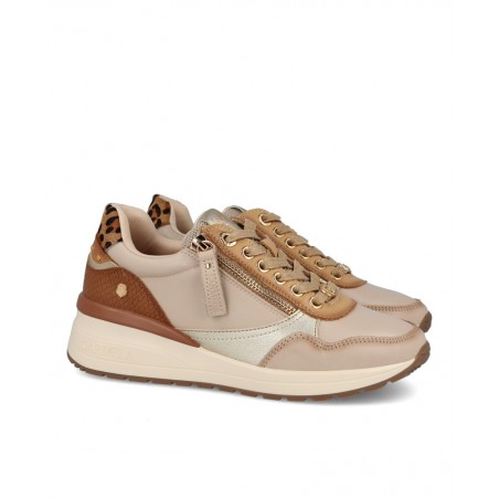 Sneakers beige de mujer Carmela 162442