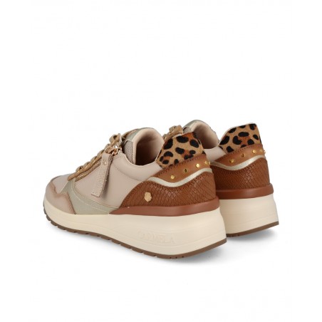 Sneakers beige de mujer Carmela 162442