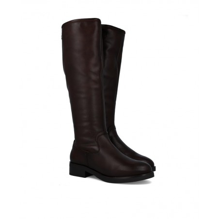 Botas altas marrones de piel Porronet 4714