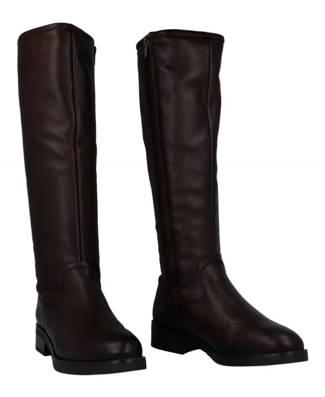 Porronet 4714 Brown Leather High Boots Porronet 4714 Brown Leather High Boots