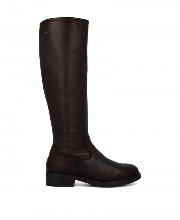 Botas altas marrones de piel Porronet 4714