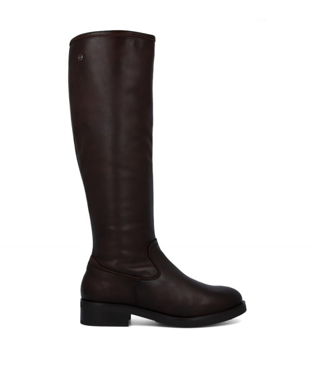 Botas altas marrones de piel Porronet 4714 Botas altas marrones de piel Porronet 4714