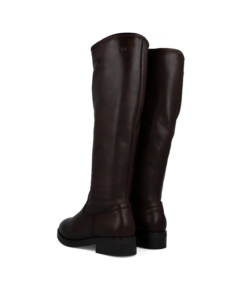 Botas altas marrones de piel Porronet Belén 4714