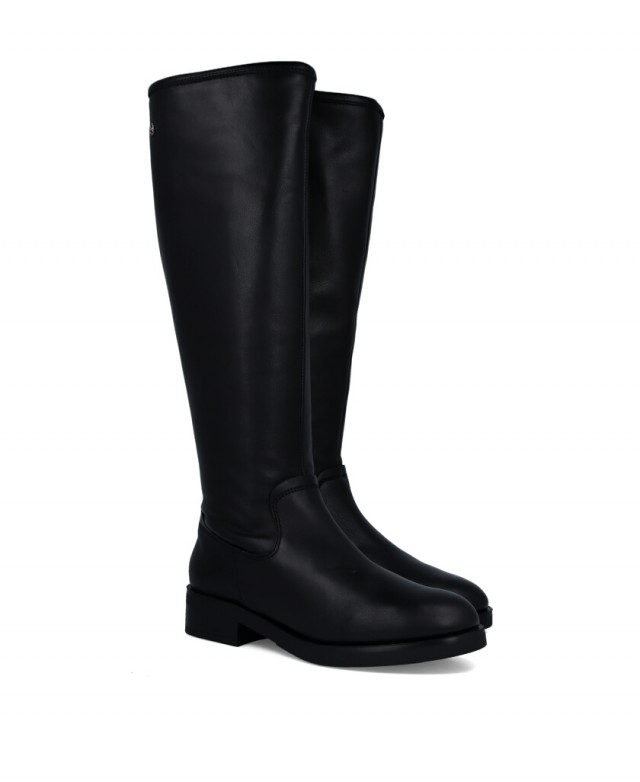 Botas negras con cremallera Porronet 4714