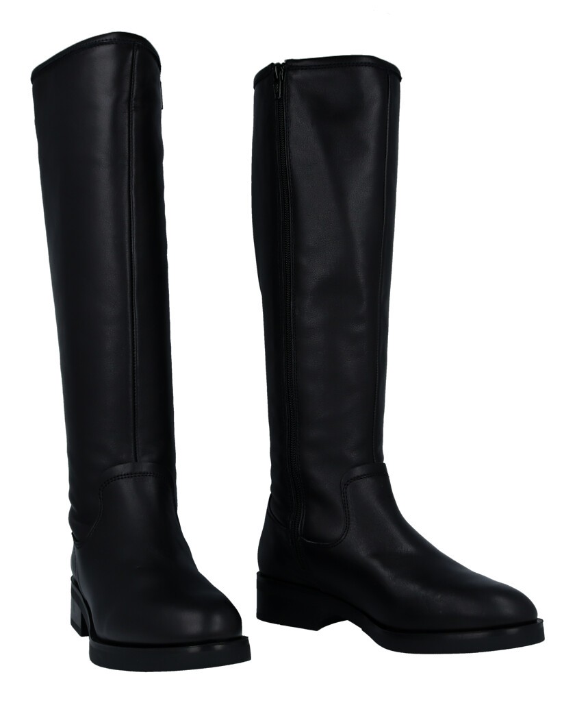 Botas negras con cremallera Porronet Belén 4714