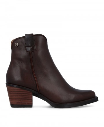 Botines de color marrón intenso Porronet 4752