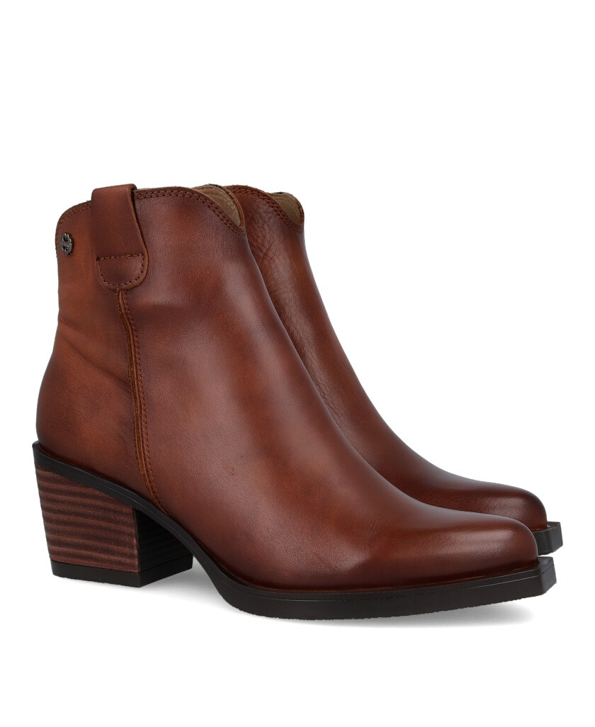Brown mid-heel shoes Porronet 4752