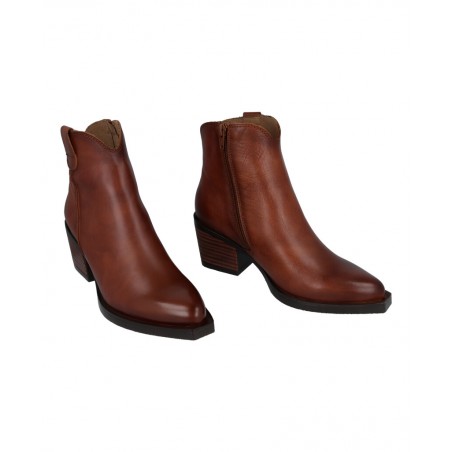 Brown mid-heel shoes Porronet 4752