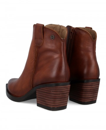 Brown mid-heel shoes Porronet 4752