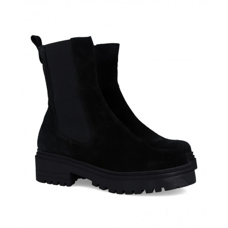 Black Platform Ankle Boots Porronet 4724