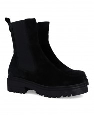 Black Platform Ankle Boots Porronet 4724 Black Platform Ankle Boots Porronet 4724