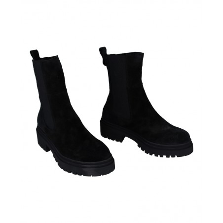 Botines negros con plataforma Porronet 4724