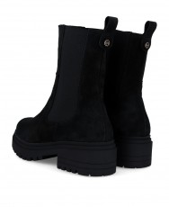 Black Platform Ankle Boots Porronet 4724 Black Platform Ankle Boots Porronet 4724