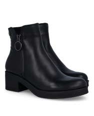 Black low-heeled ankle boots Porronet 4732 Black low-heeled ankle boots Porronet 4732