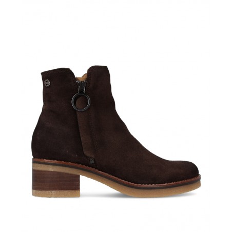 Brown Wide-Heeled Shoe Porronet 4733