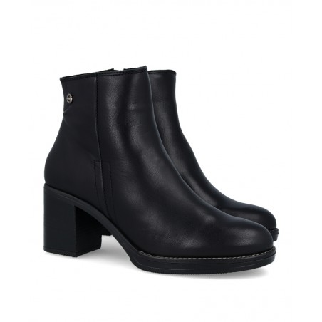 Porronet 4780 wide-heeled ankle boots