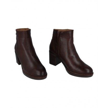 Porronet 4780 brown leather ankle boots