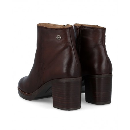 Porronet 4780 brown leather ankle boots