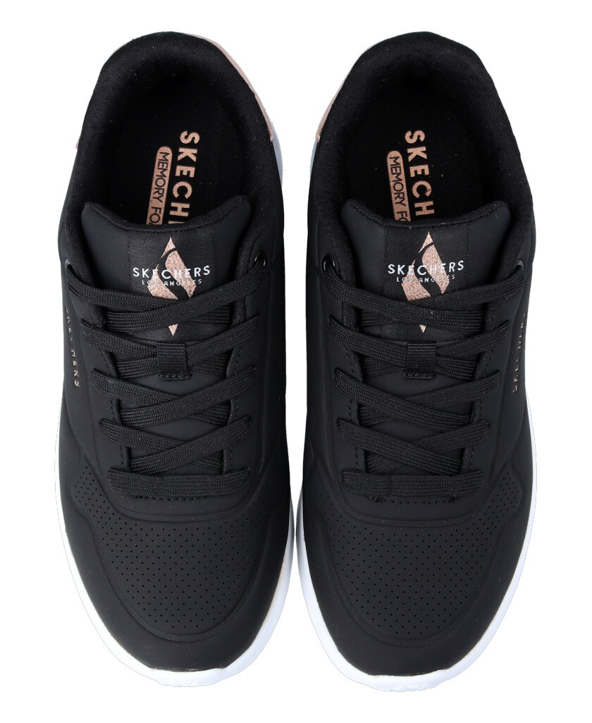 Skechers Black Uno Lite 177291 Wide Sole