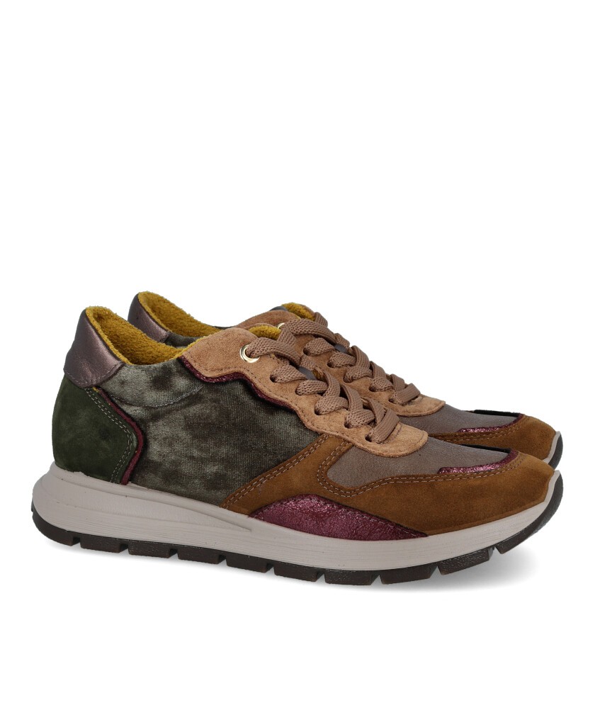 Sneakers multicolor de piel Imac 857981.7102.002