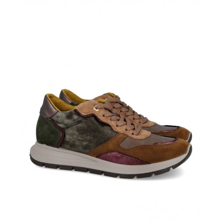 Multicolored leather sneakers Imac 857981.7102.002