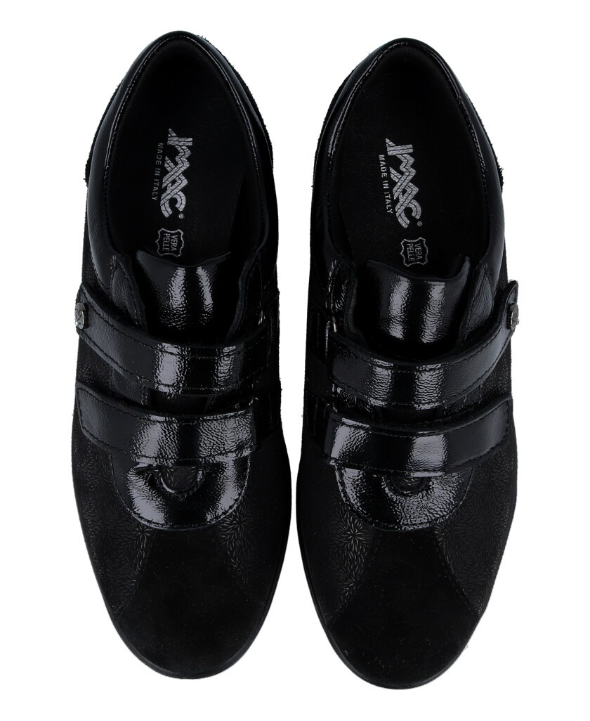 Zapato negro con cuña de 4 cm Imac 85627001170011