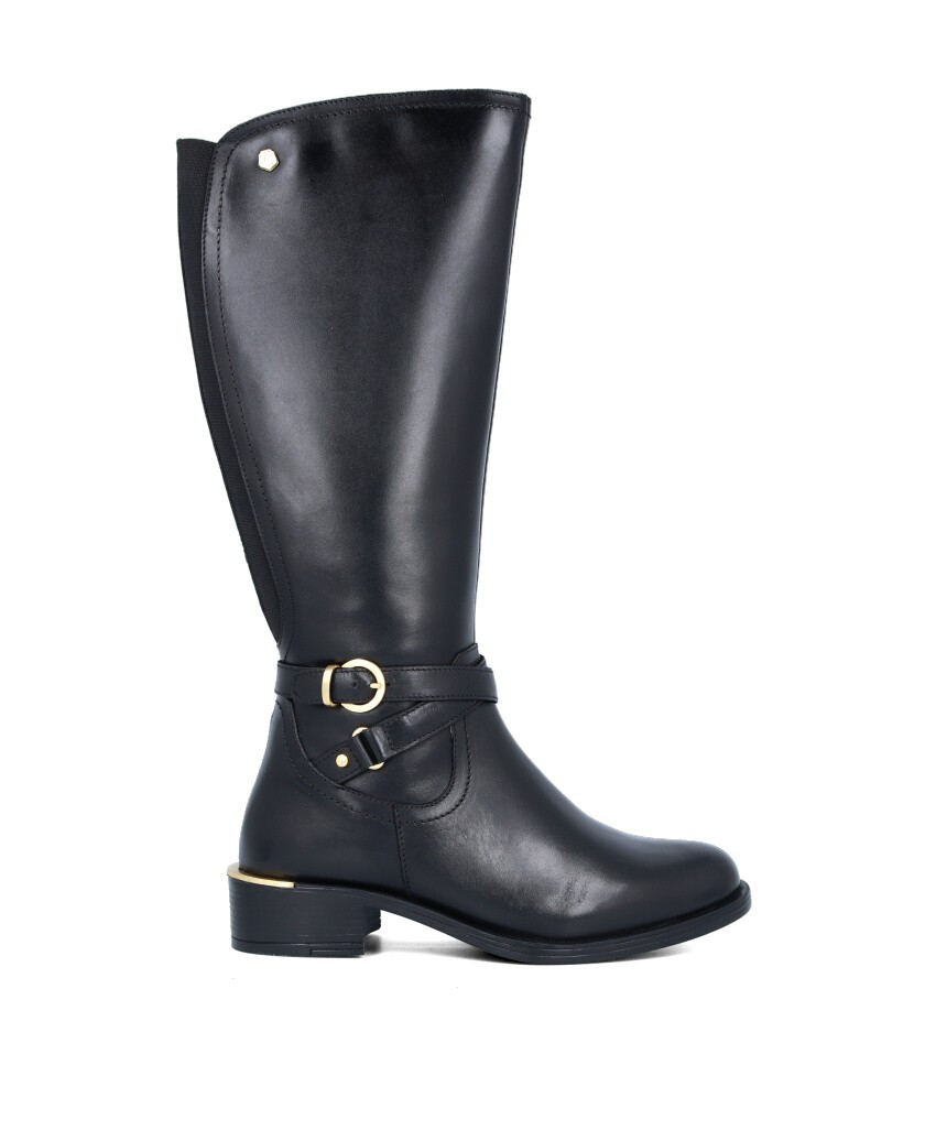 Black high boots with bead Carmela 162020