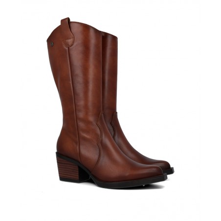 h2Botas cowboy marrones con tacon Porronet 4755 h2 pAtrevete a mostrar tu lado mas autentico con las Porronet 4755 Disenadas pa