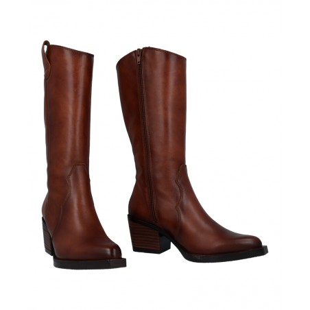 h2Botas cowboy marrones con tacon Porronet 4755 h2 pAtrevete a mostrar tu lado mas autentico con las Porronet 4755 Disenadas pa