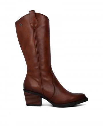h2Botas cowboy marrones con tacon Porronet 4755 h2 pAtrevete a mostrar tu lado mas autentico con las Porronet 4755 Disenadas pa