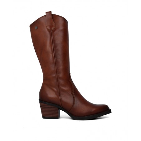 h2Botas cowboy marrones con tacon Porronet 4755 h2 pAtrevete a mostrar tu lado mas autentico con las Porronet 4755 Disenadas pa