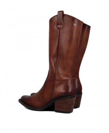 h2Botas cowboy marrones con tacon Porronet 4755 h2 pAtrevete a mostrar tu lado mas autentico con las Porronet 4755 Disenadas pa
