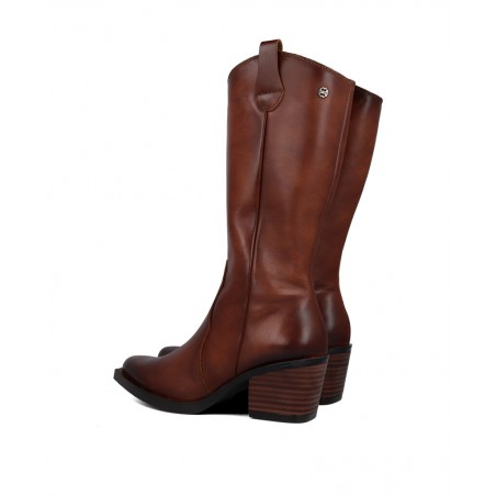 h2Botas cowboy marrones con tacon Porronet 4755 h2 pAtrevete a mostrar tu lado mas autentico con las Porronet 4755 Disenadas pa