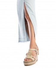 Espadrilles with metallic details Xti 142753 Espadrilles with metallic details Xti 142753